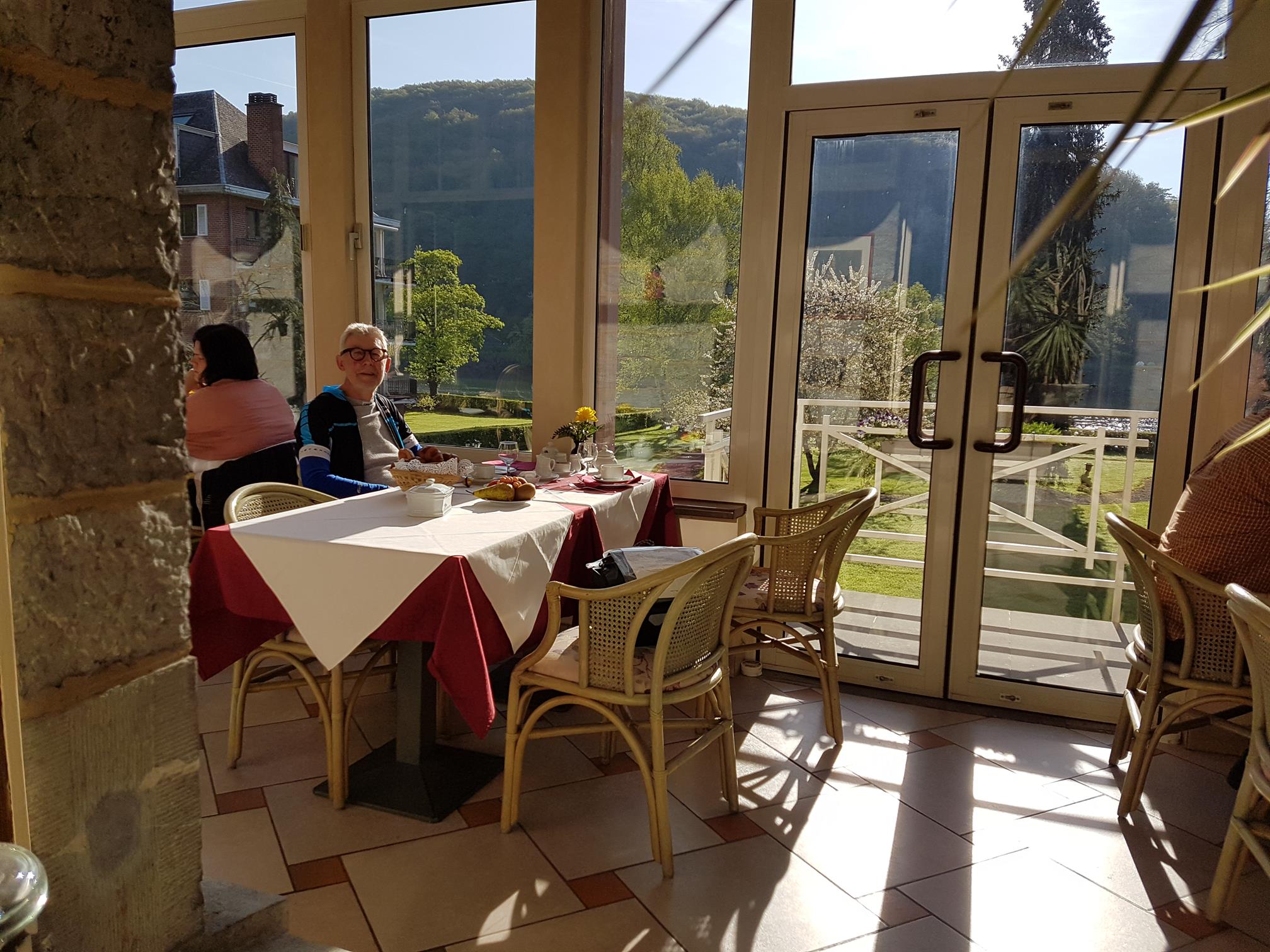ontbijt in Villa Grazia